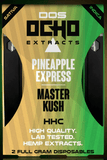 DOS OCHO - PINEAPPLE EXPRESS & MASTER KUSH - HHC - DUAL (1G) DISPOSABLES